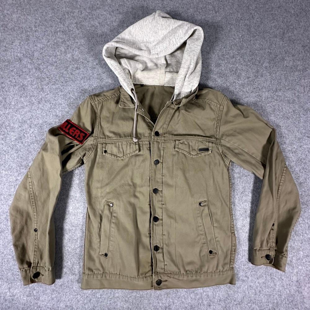 Comune Braydon Szafranski The Killers Kids Large Hooded Canvas JacketTan Patch